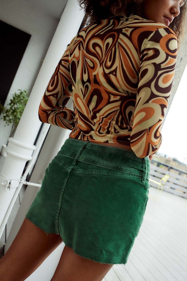 Urban outfitters 2024 green skirt