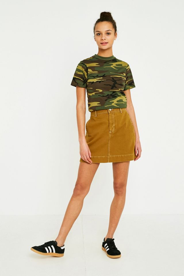 BDG Contrast Stitch Workwear Skirt #5