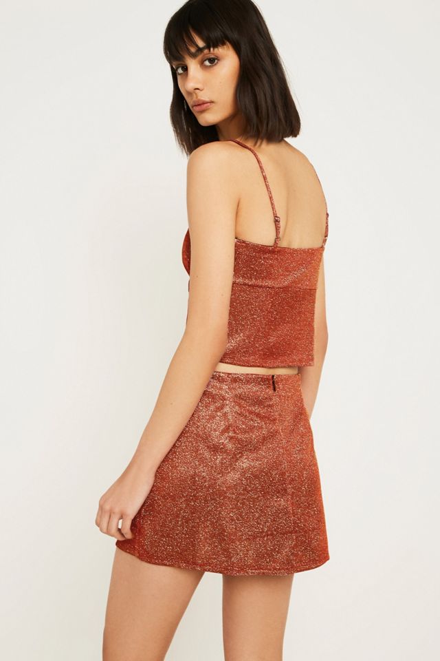 UO Shimmer Moon Pink Pelmet Skirt #2