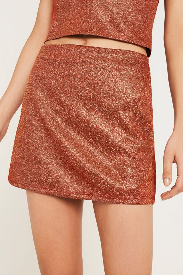 UO Shimmer Moon Pink Pelmet Skirt #4