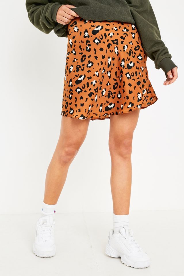 Leopard skirt urban outlet outfitters