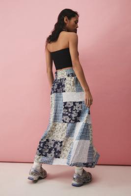 patchwork skirt urban outfitters