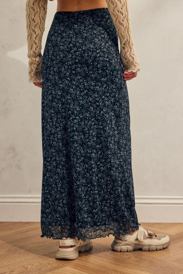 Urban outfitters shop floral maxi skirt