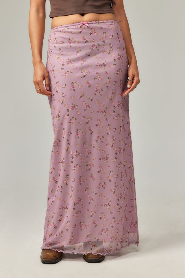 UO Floral Maxi Skirt