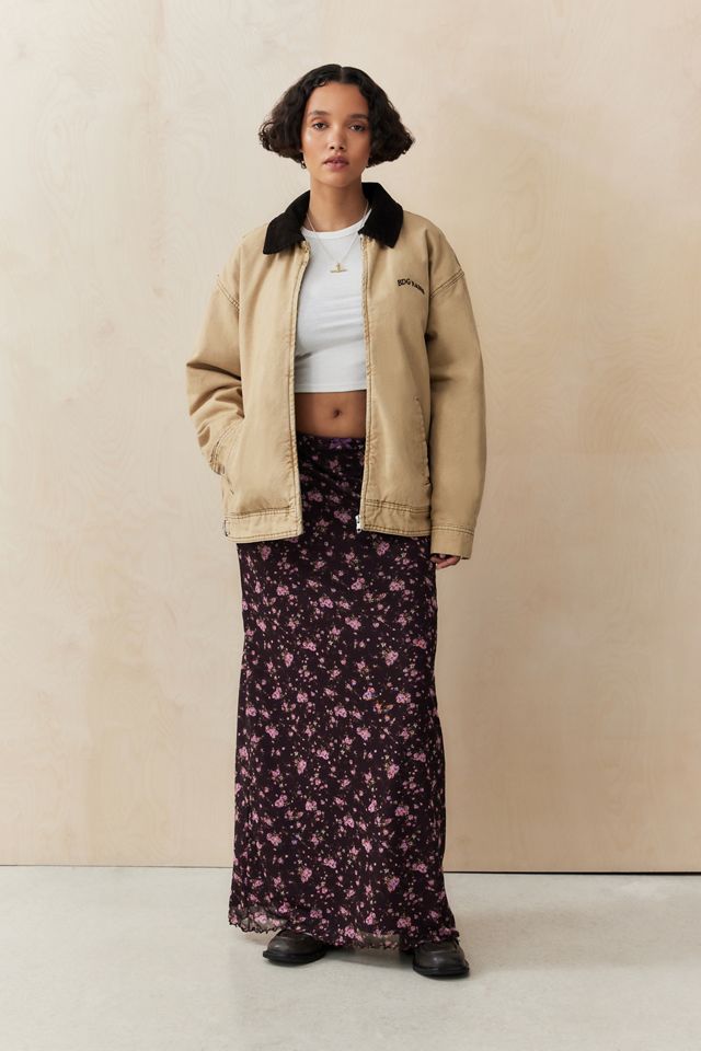 UO Floral Print Mesh Maxi Skirt #2