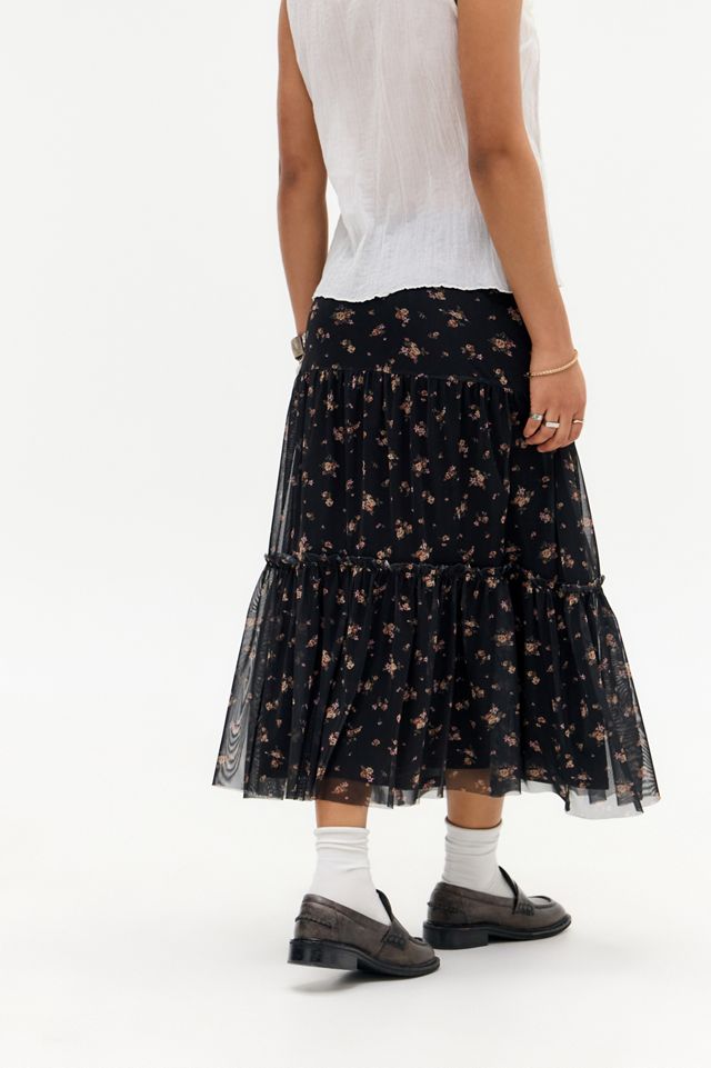 Robe longue prairie en maille Lena Kimchi Blue #3