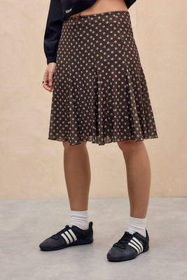 UO Joni Godet Midi Skirt