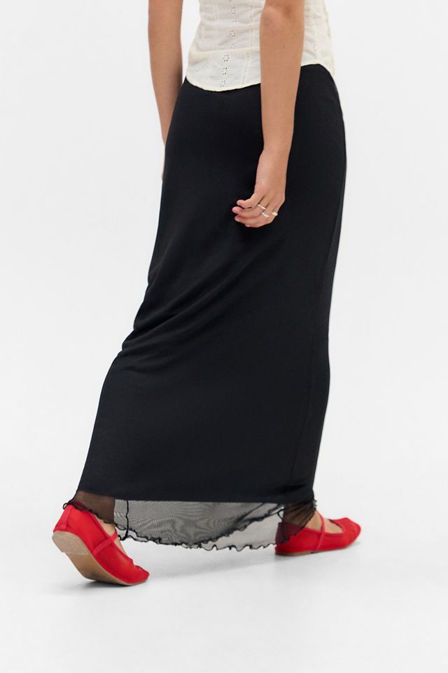 UO Mesh Column Maxi Skirt #2