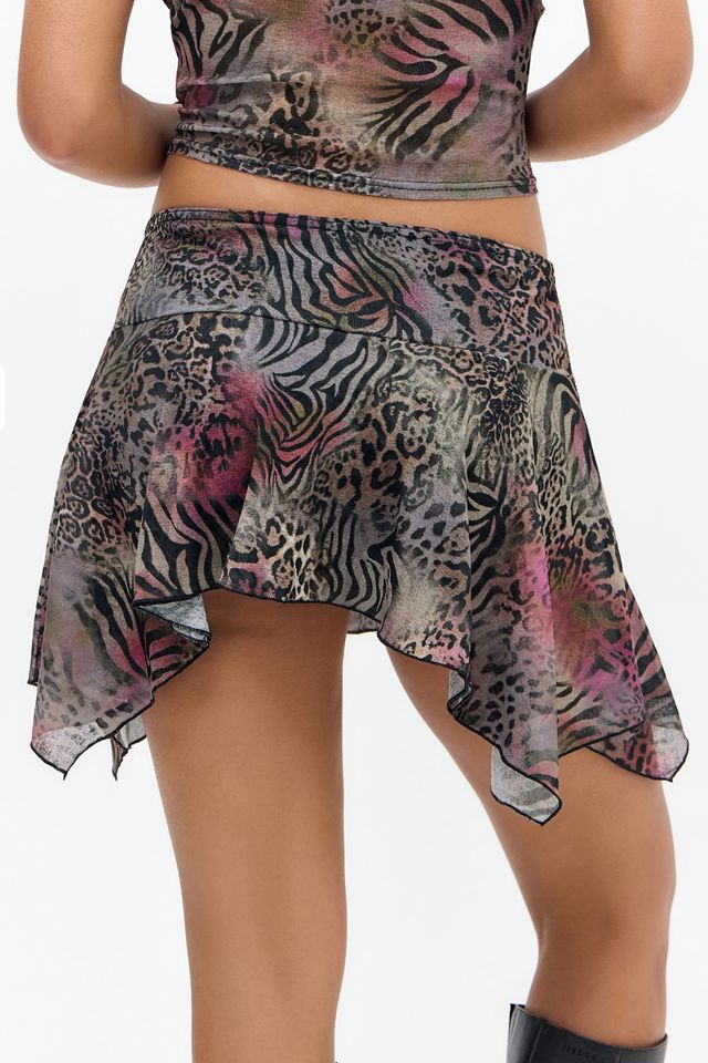 Silence + Noise Riley Mesh Skort #3