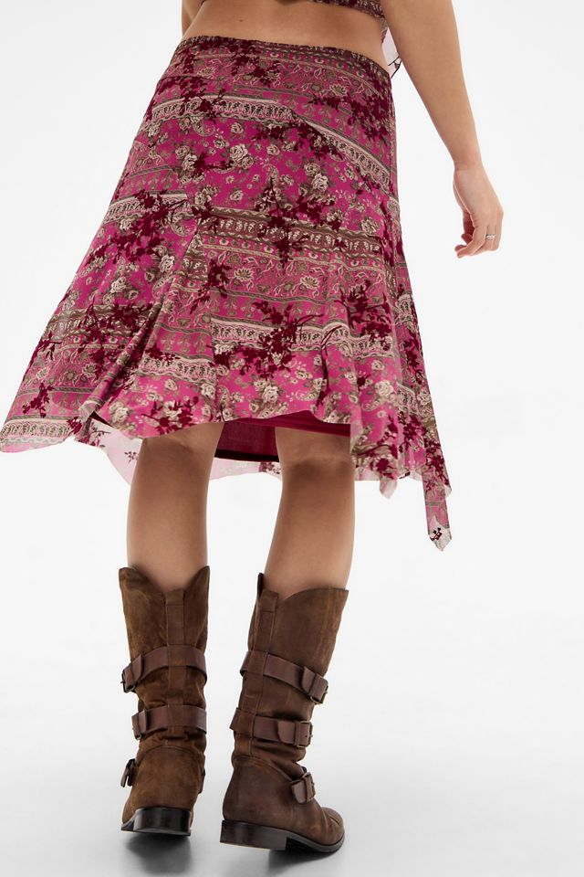 Jupe Awkward UO Andi en velours #3