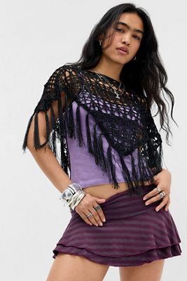 UO Belle Stripe Mini Skirt