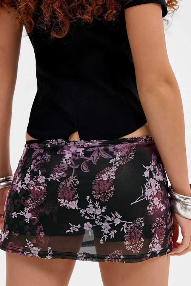 UO Yara Frogging Mesh Mini Skort #3