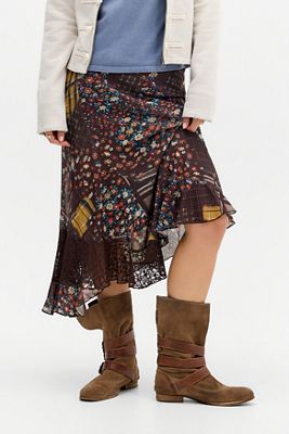 Gonna midi in mesh e pizzo UO Stevie