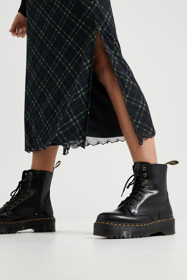 UO Suki Checked Mesh Midi Skirt #2