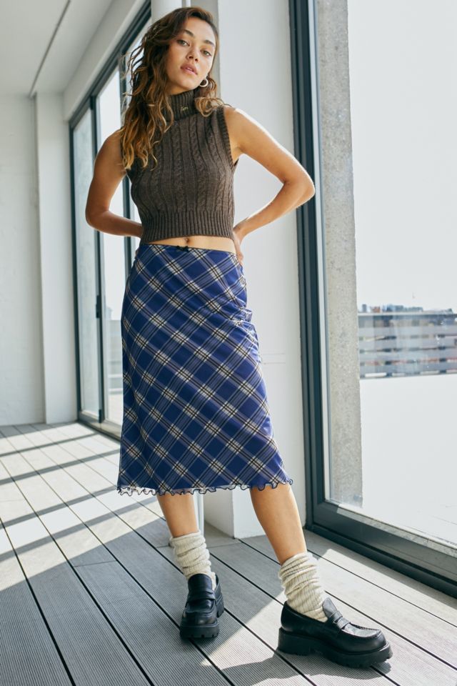 Checkered skirt shop urban outfitters