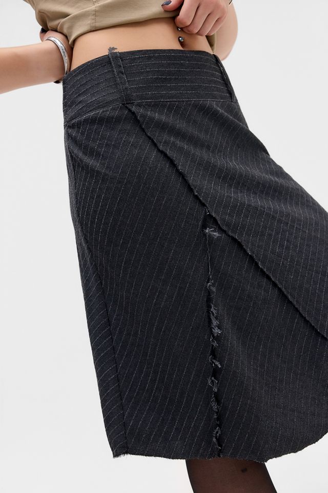 UO Liliana Textured Midi Skirt #1