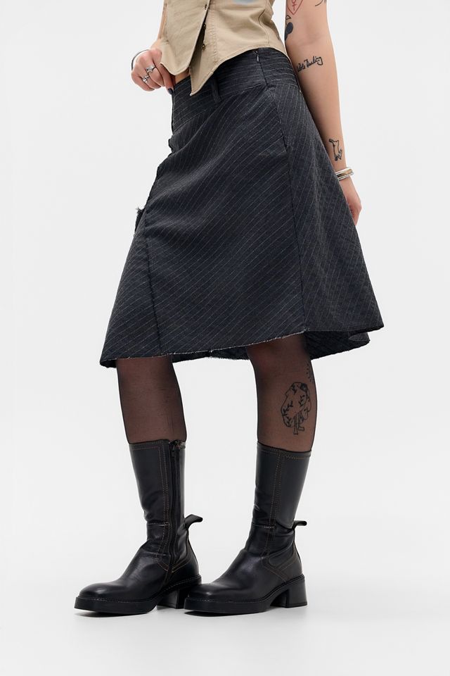 UO Liliana Textured Midi Skirt #2