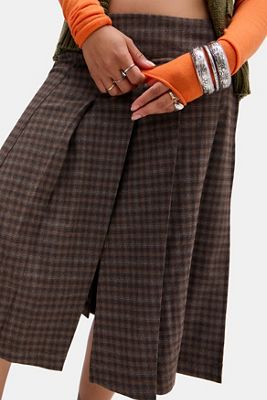 UO Longline Kilt Skirt