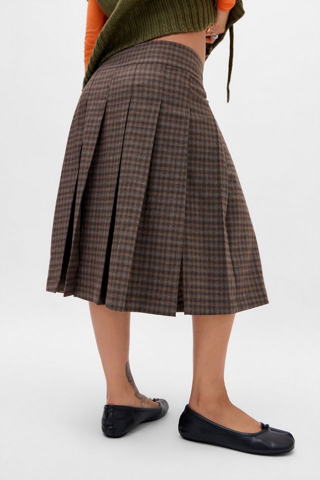 UO Longline Kilt Skirt #3