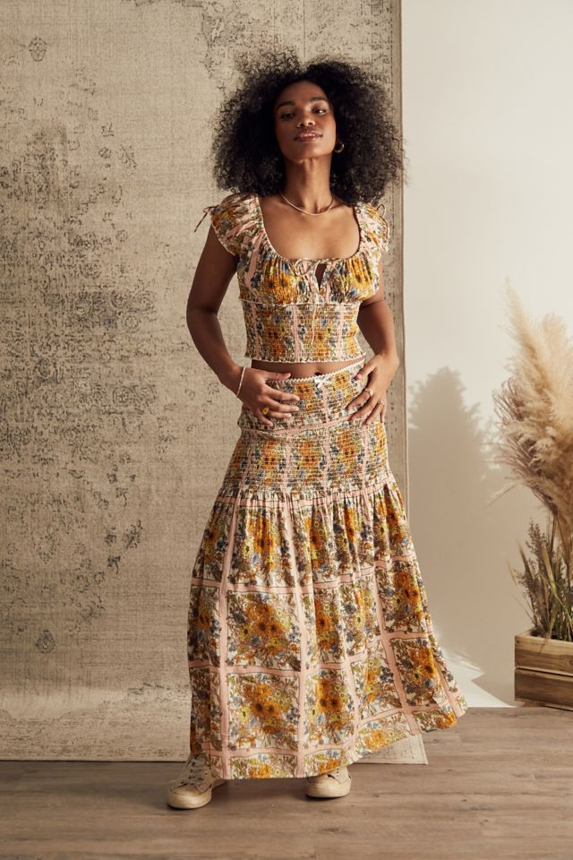 Free people sunflower store maxi