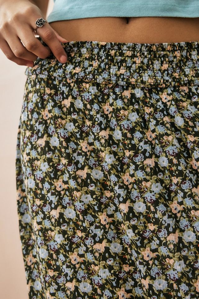 UO Floral Asymmetrical Praire Maxi Skirt #4