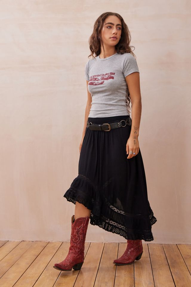 Jupe Mini Urban Outfitters - Taille S, Coupe Haute - État Occasion Très Bon