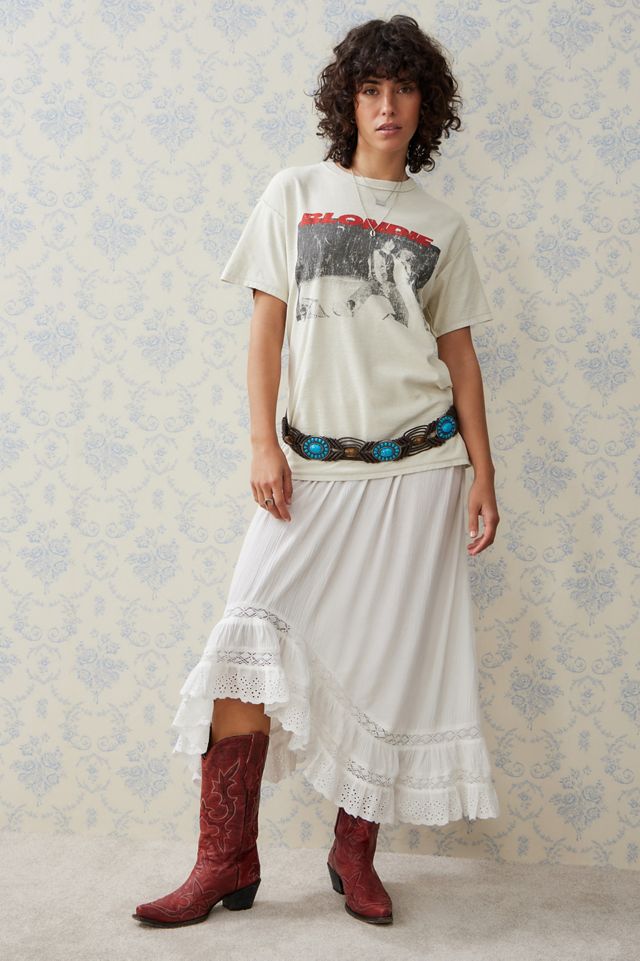UO Bronwen Hitched Midi Skirt #1
