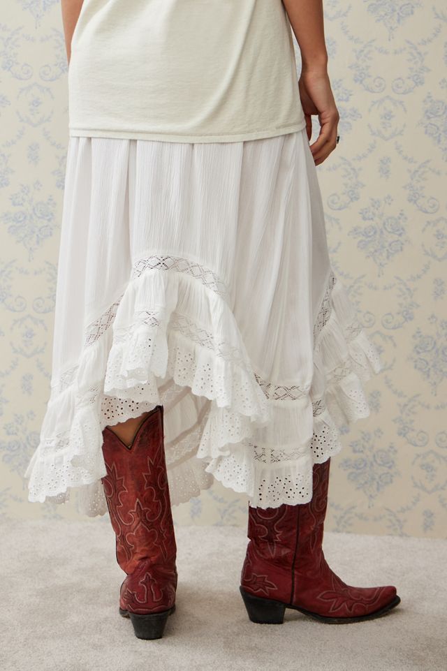 UO Bronwen Hitched Midi Skirt #3