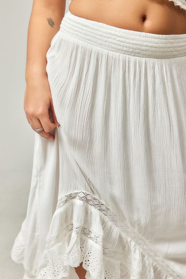 UO Bronwen Hitched Midi Skirt #6