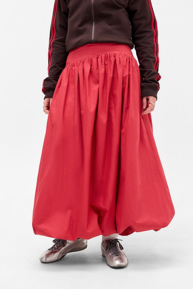 UO Mindi Bubble Maxi Skirt #1