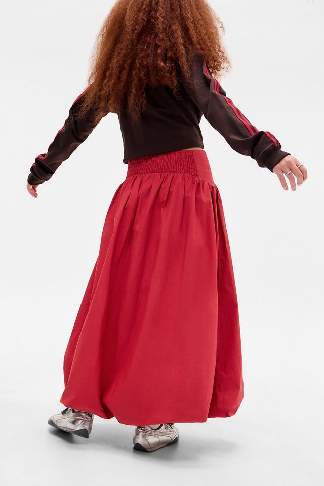 UO Mindi Bubble Maxi Skirt #3