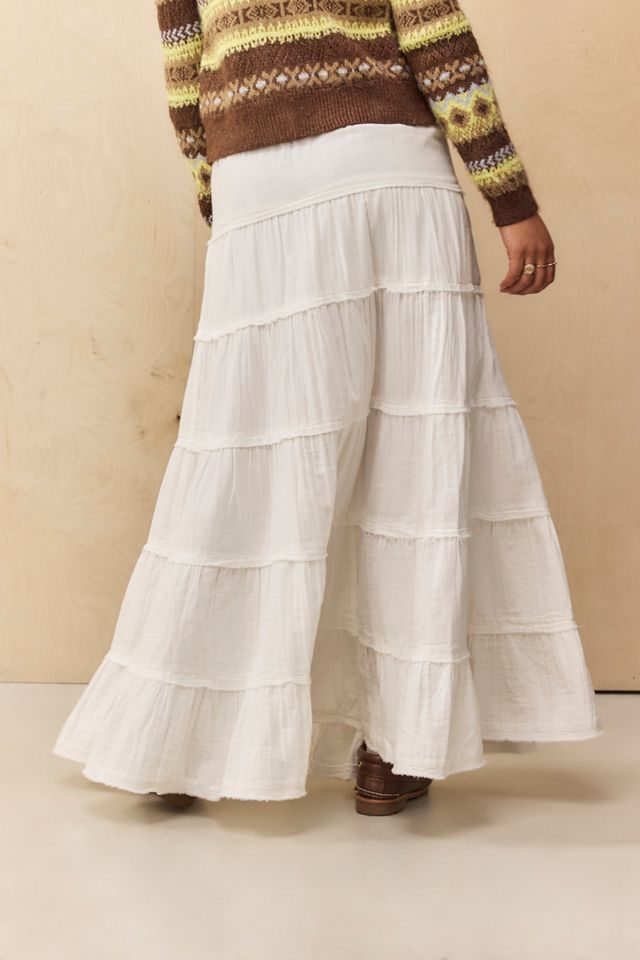 UO Sadie Tiered Maxi Skirt #2