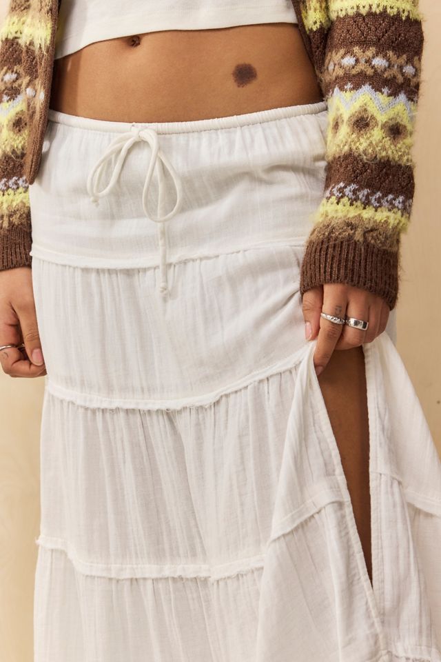 UO Sadie Tiered Maxi Skirt #3