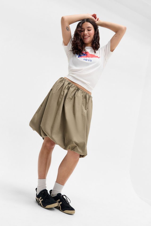 Falda Midi Abullonada Awkward Lori de UO #1