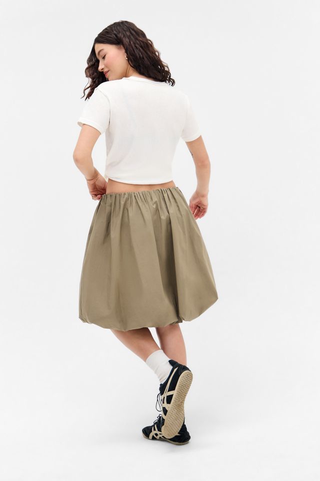 Falda Midi Abullonada Awkward Lori de UO #3