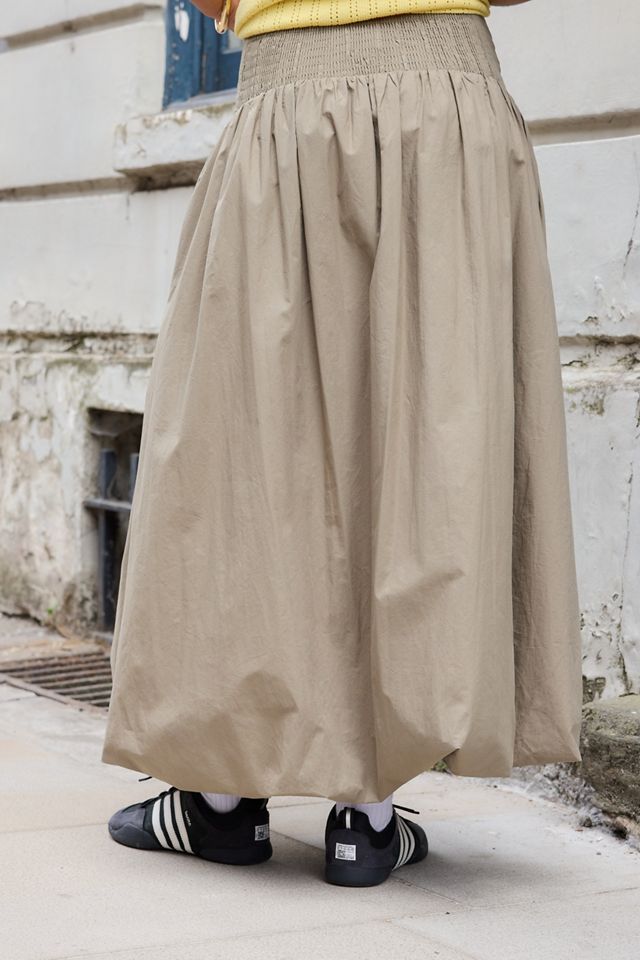 UO Mindi Bubble Maxi Skirt #3