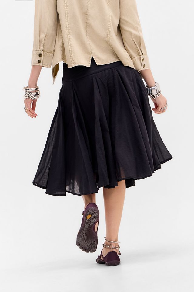 UO Olga Voile Midi Skirt #3