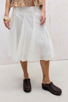 UO Olga Voile Midi Skirt