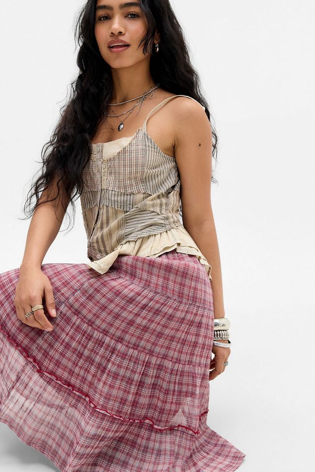 Falda Midi Awkward a Cuadros Kimchi Betty #2