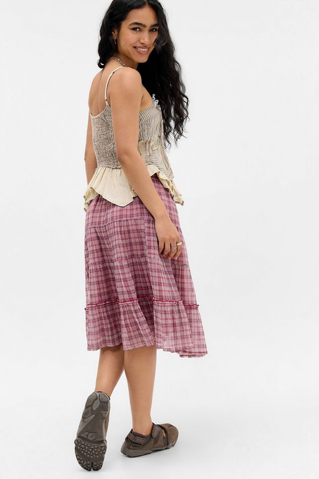 Falda Midi Awkward a Cuadros Kimchi Betty #3