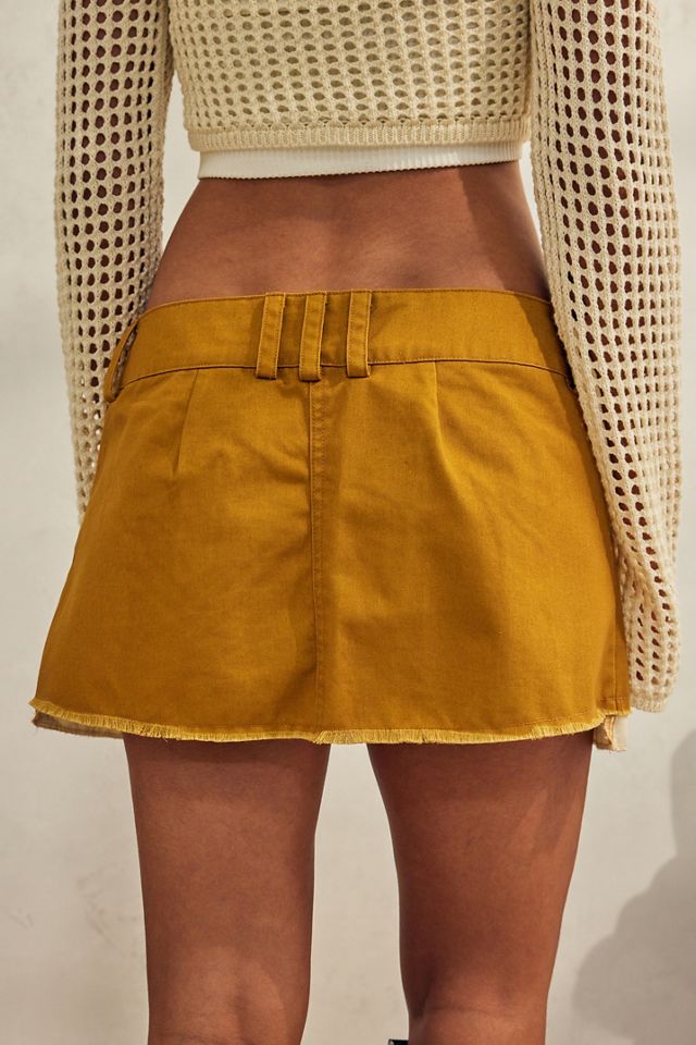 BDG Mustard Sydney Low-Rise Mini Skirt  #2