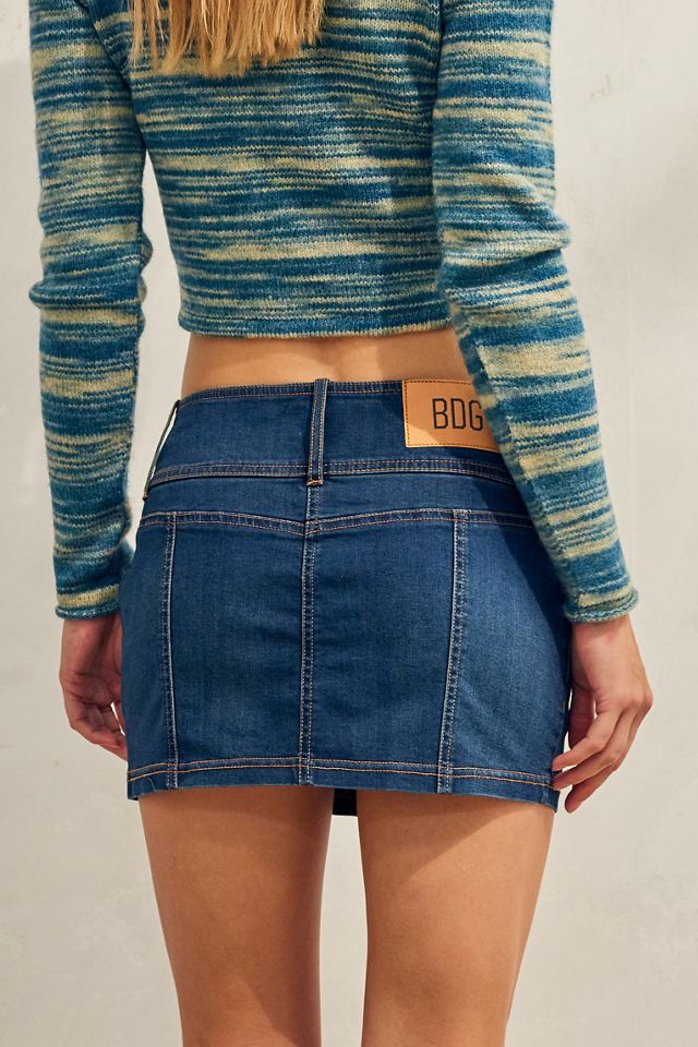 BDG Denim Deryck Belted Mini Skirt #3