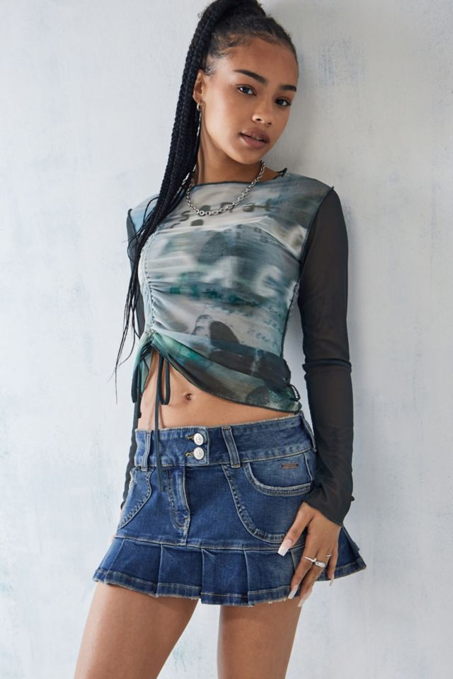 Jean overall skirt urban outfitters hotsell