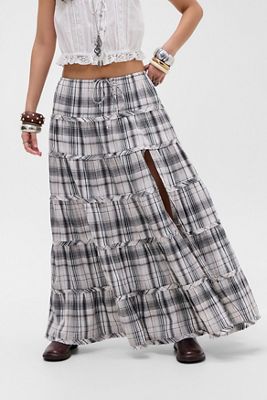 Falda Maxi Pradera a Cuadros UO Sadie