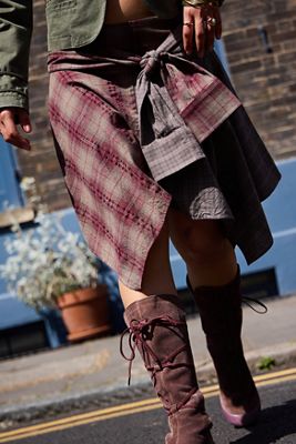 BDG Diaz Mix Hanky Hem Skirt