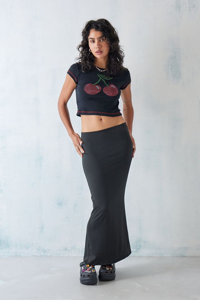 Falda Larga Dominique Negra de UO #2