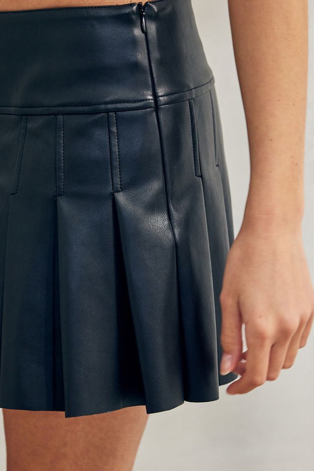 Kilt en PU noir UO #2