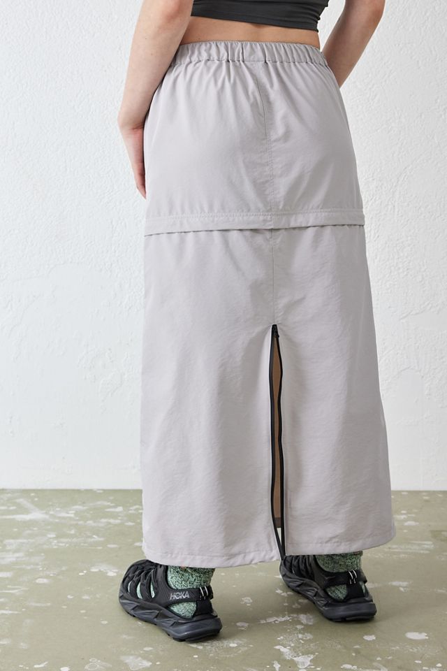 iets frans... Stone Zip-Off Cargo Maxi Skirt #3