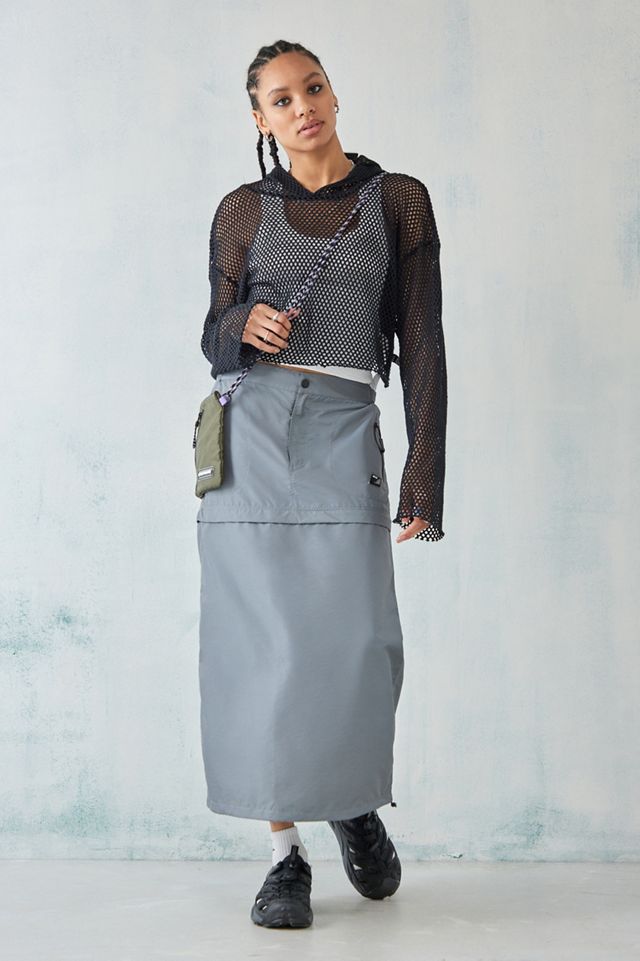 iets frans... Grey Zip-Off Cargo Maxi Skirt | Urban Outfitters UK