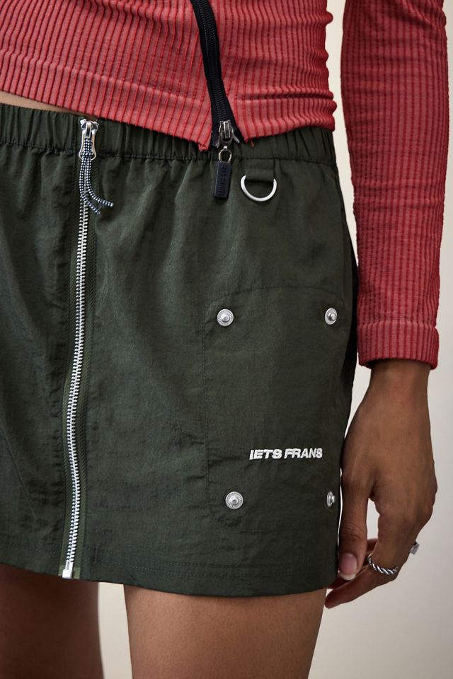 iets frans... Detachable Pocket Nylon Mini Skirt  #4